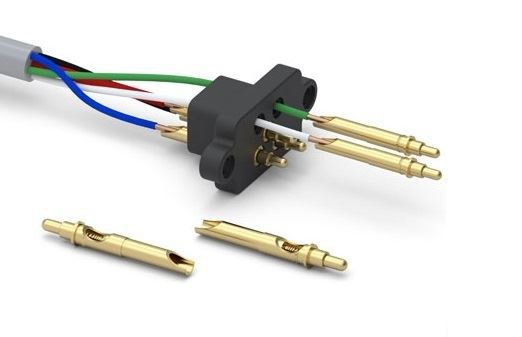 Solder-cap Pogo Pin Connector for soldering