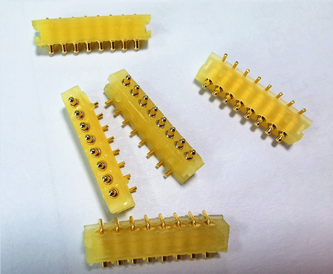 8 pin right angel pogo pin connector 8 pin right angel pogo pin connector