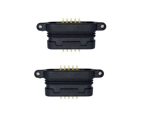 Fjærbelastet hus Pogo Pin Connector