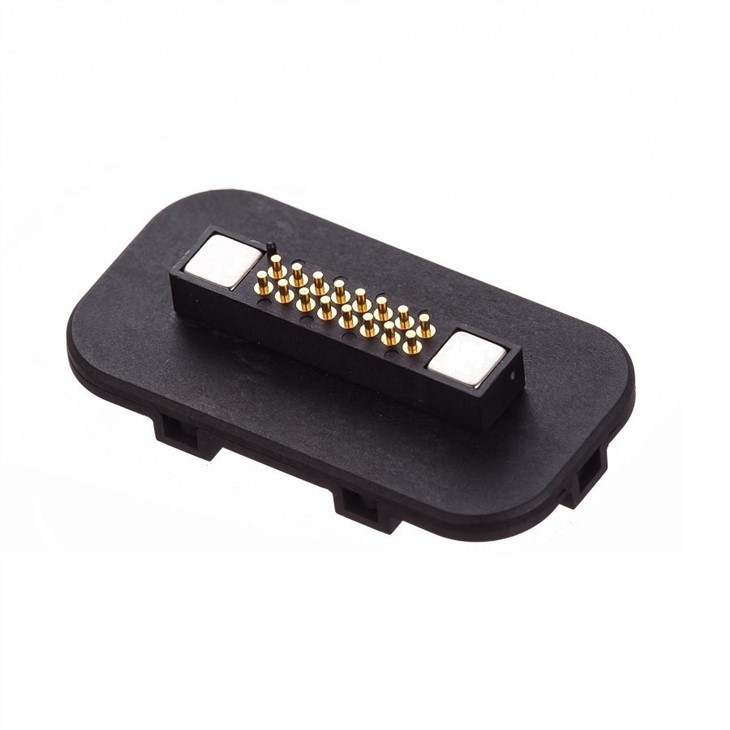 Magnetisk belagt gull Pogo Pin Loddefri kobling