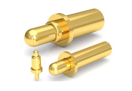 Belagt gull fjærlading Pogo Pins