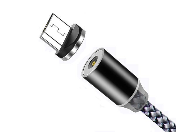 Fjærbelastet magnetisk koblingskabel