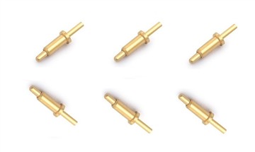 fjærbelastede elektriske kontaktstifter