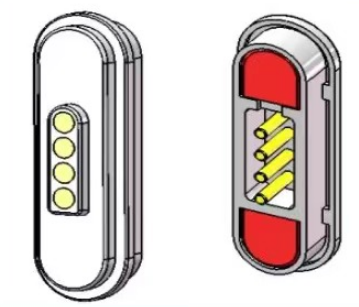4PIN magnetisk ladekontakt